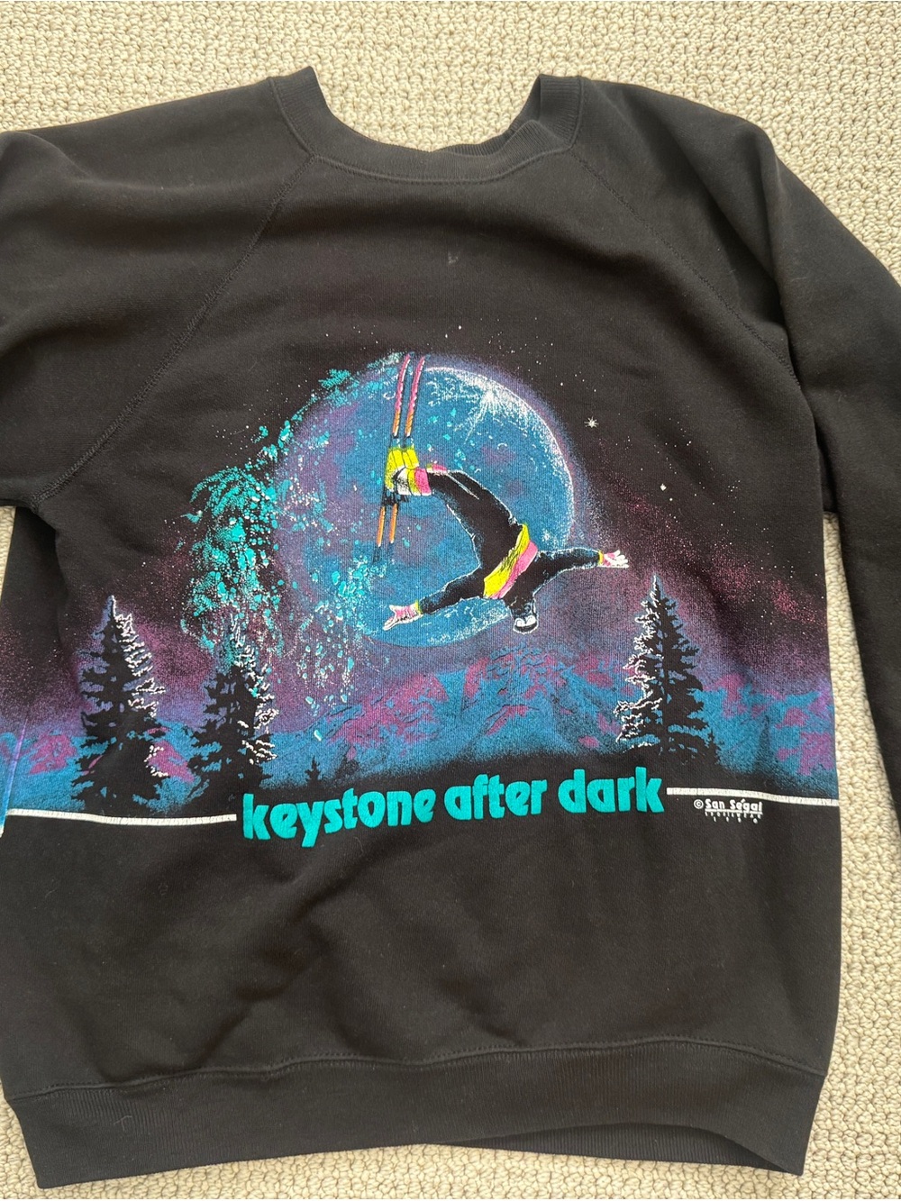 Vintage 90s Ski Sweatshirt Keystone